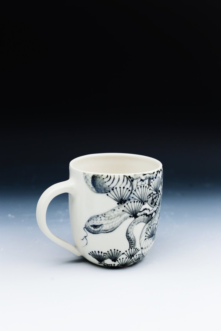 Tea set, porcelain