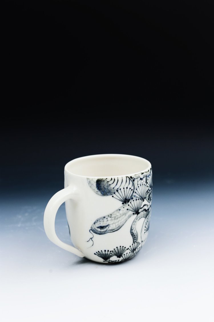 Tea set, porcelain