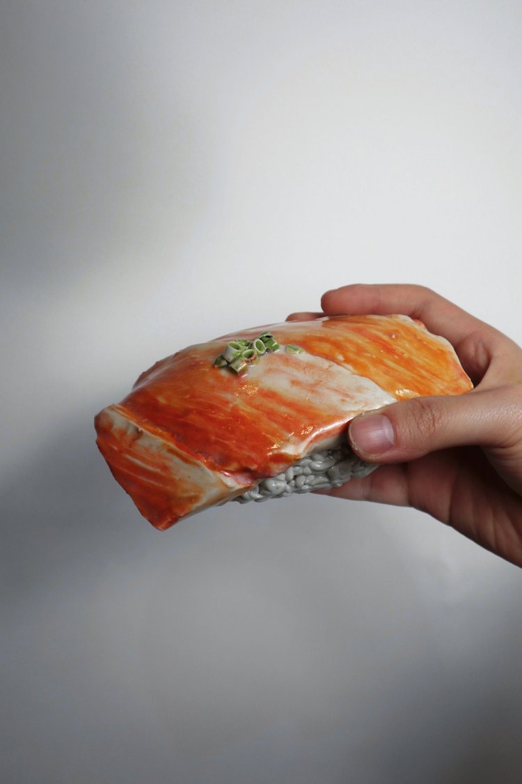 Sushi, porcelain