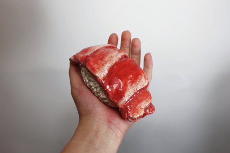 Sushi, porcelain