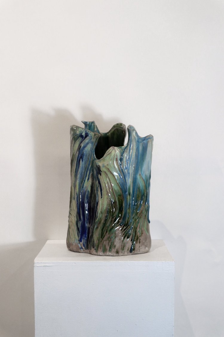 Sculpture, stoneware and porcelain