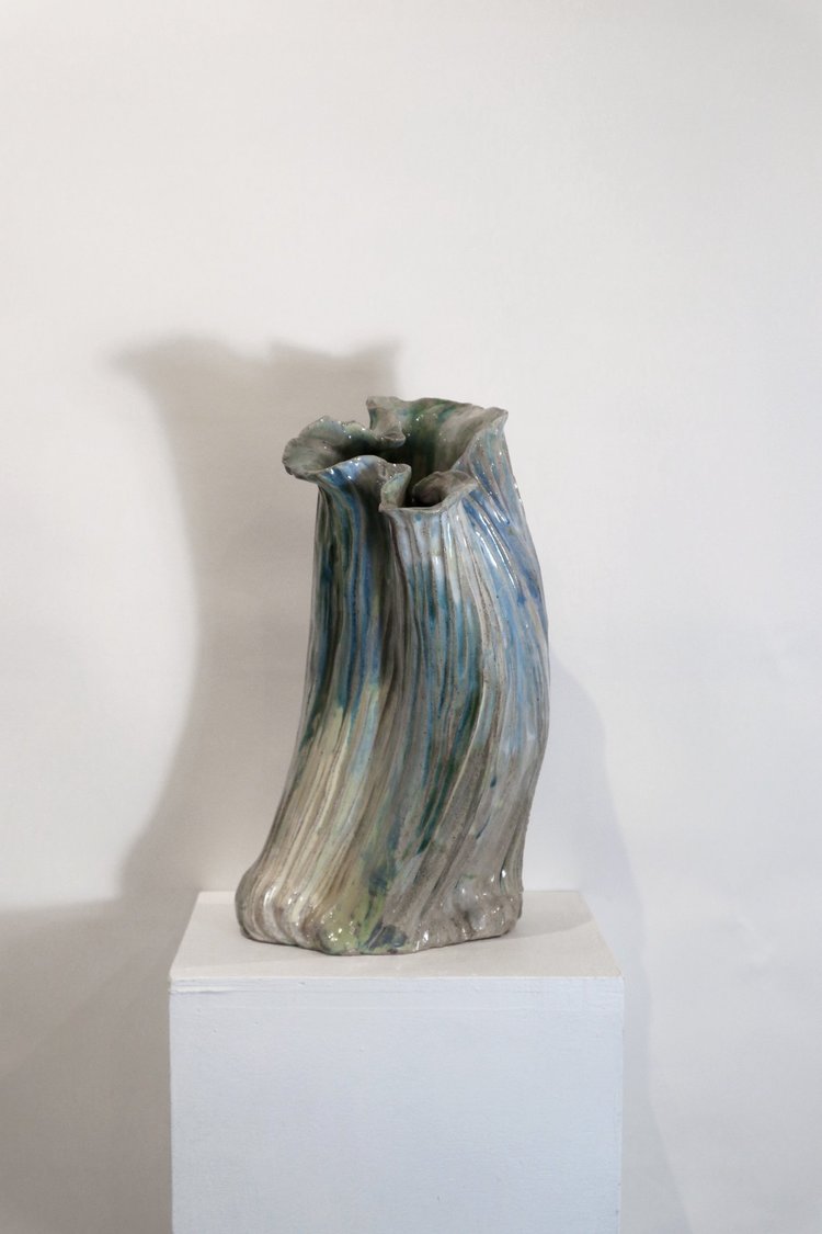 Sculpture, stoneware and porcelain