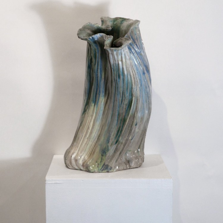 Sculpture, stoneware and porcelain