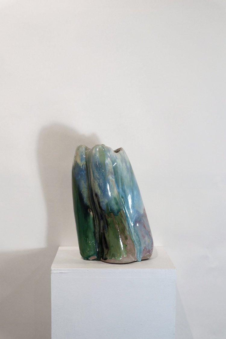 Sculpture, stoneware and porcelain