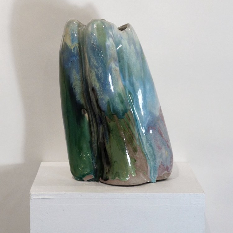 Sculpture, stoneware and porcelain