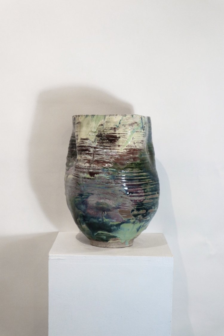 Sculpture, stoneware and porcelain