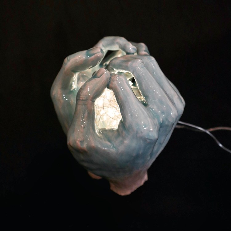 Hands, porcelain
