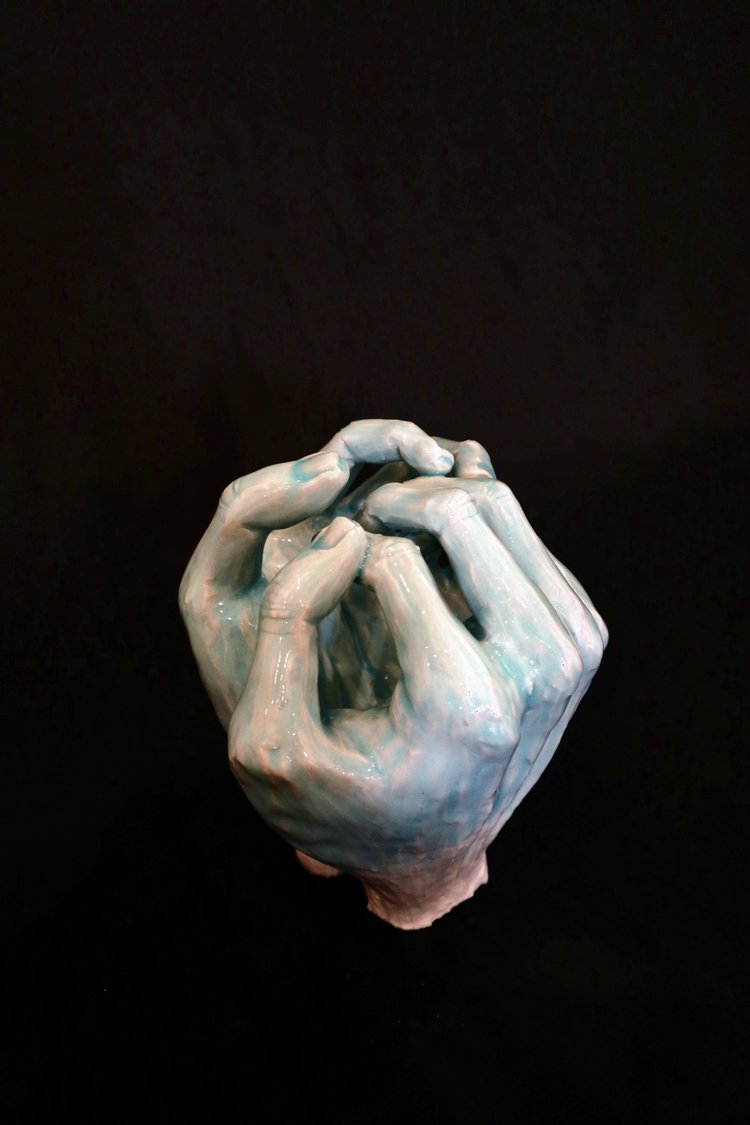 Hands, porcelain