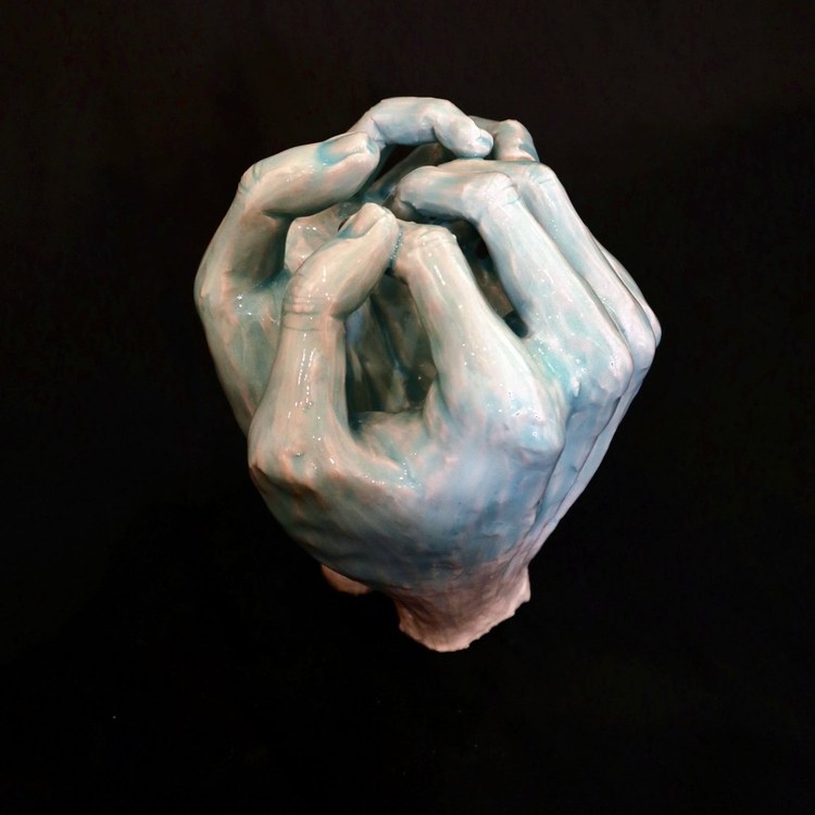 Hands, porcelain