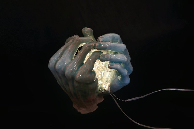 Hands, porcelain