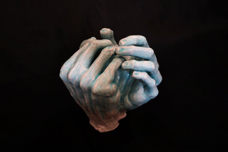 Hands, porcelain