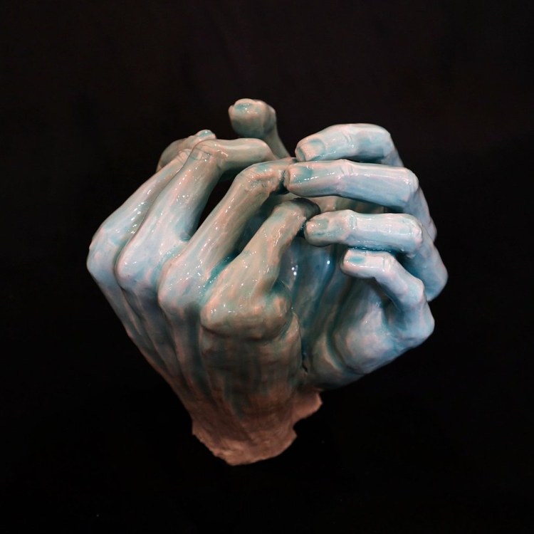 Hands, porcelain