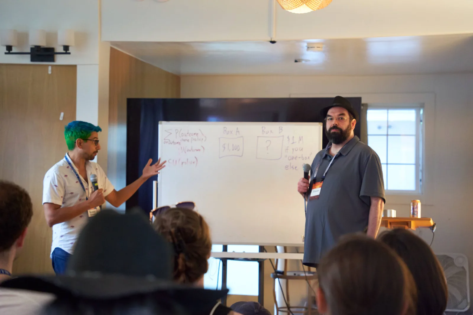 Kenny Easwaran & Eliezer, discussion on decision theory