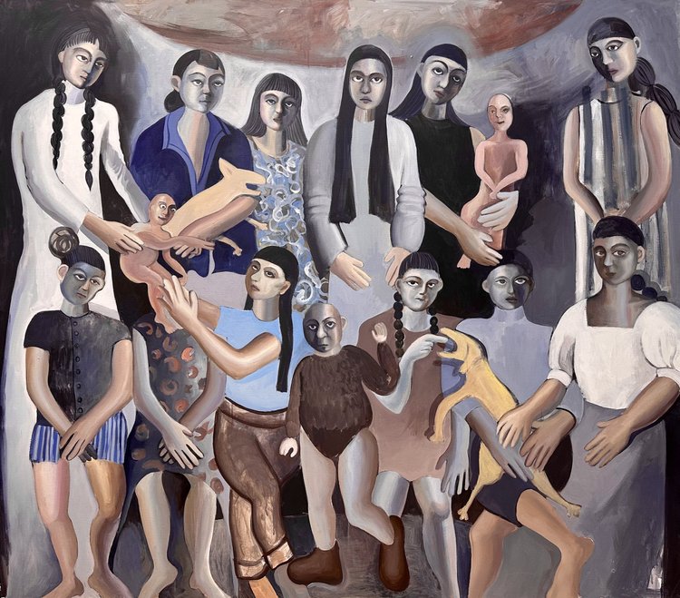 Self Absorbed Family Portrait