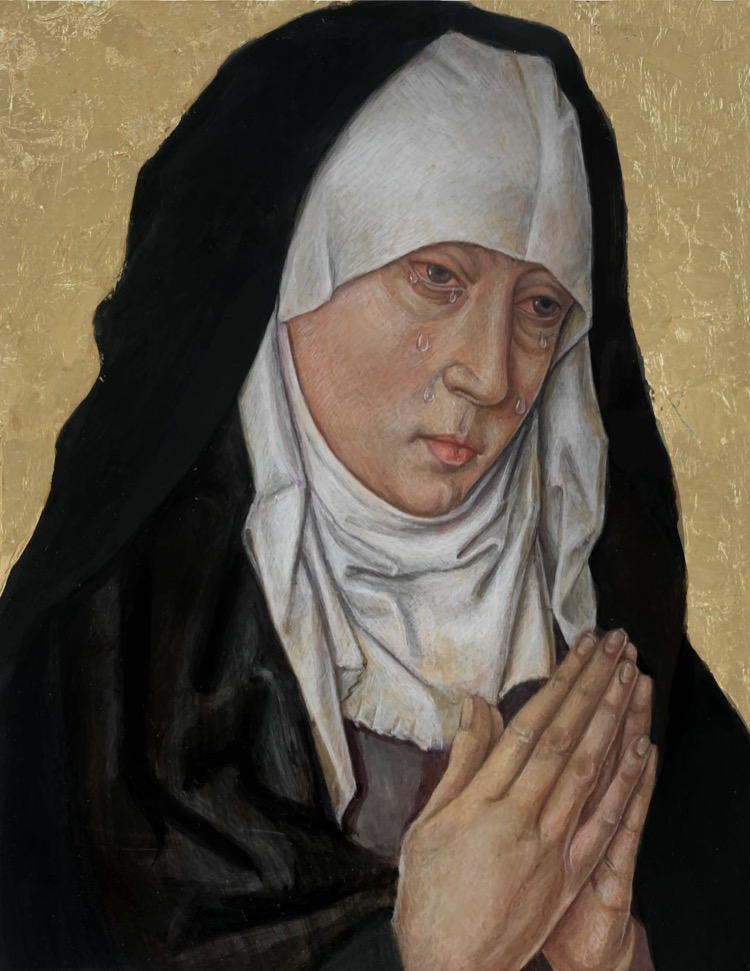 Study of Christ and the Virgin Diptych