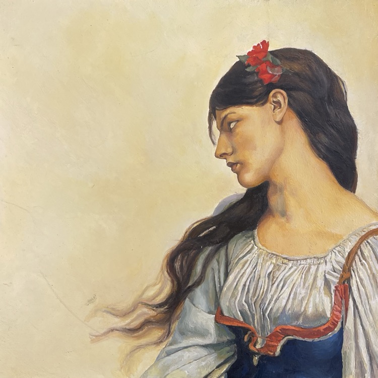 Study of Jules-Joseph Lefebvre, Graziella
